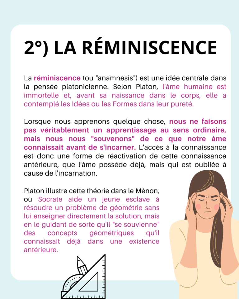 Le vrai chez Platon - 2 - La réminiscence