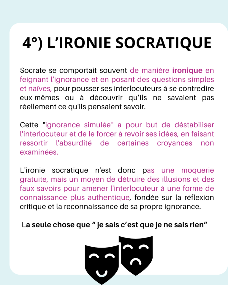 Le vrai chez Platon - 4 - L'ironie socratique