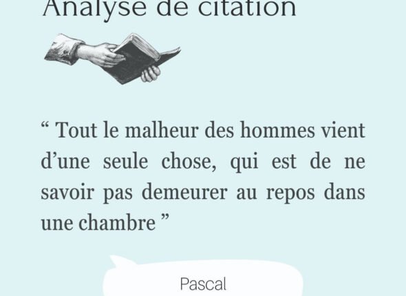 Analyser une citation en philosophie