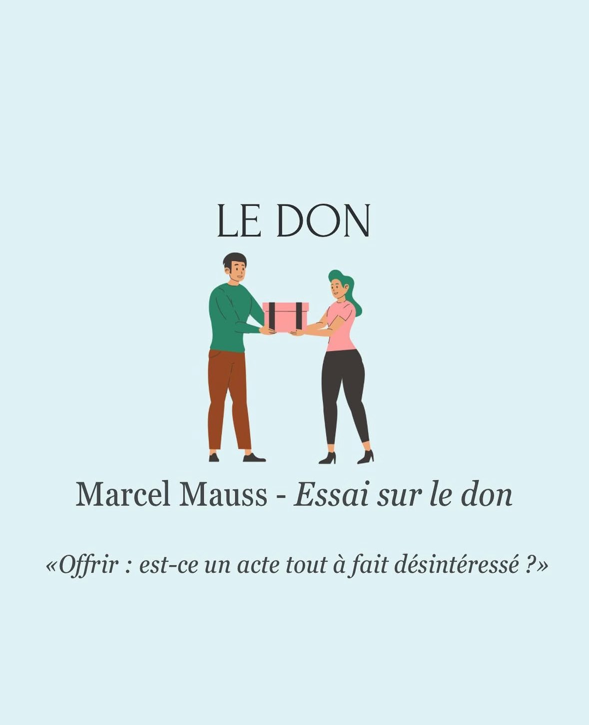 Le don chez Marcel Mauss